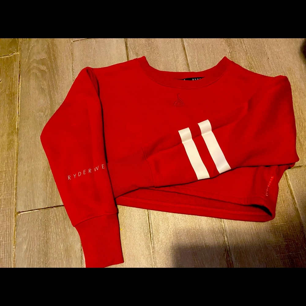 Ryderwear Motion Cropped Sweater - Red